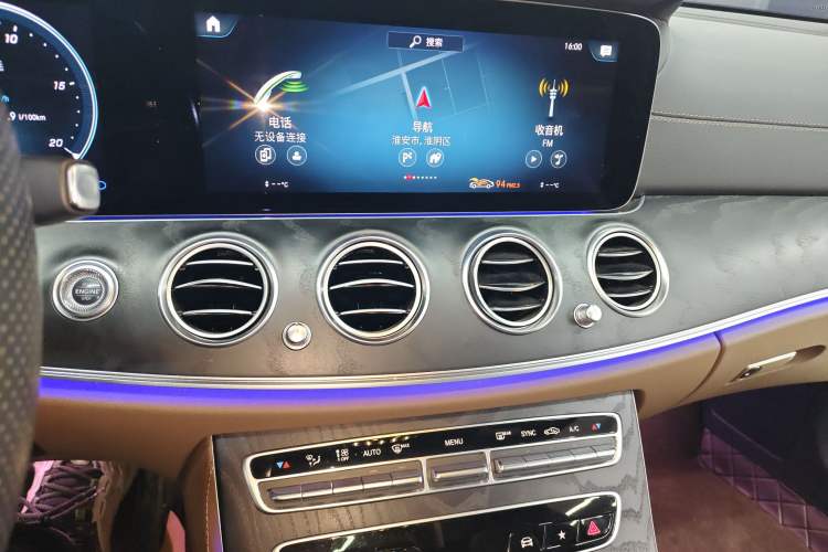 Used Mercedes-Benz E-Class 2023 E 260 Stylish Sports Edition Audio And AC Panel