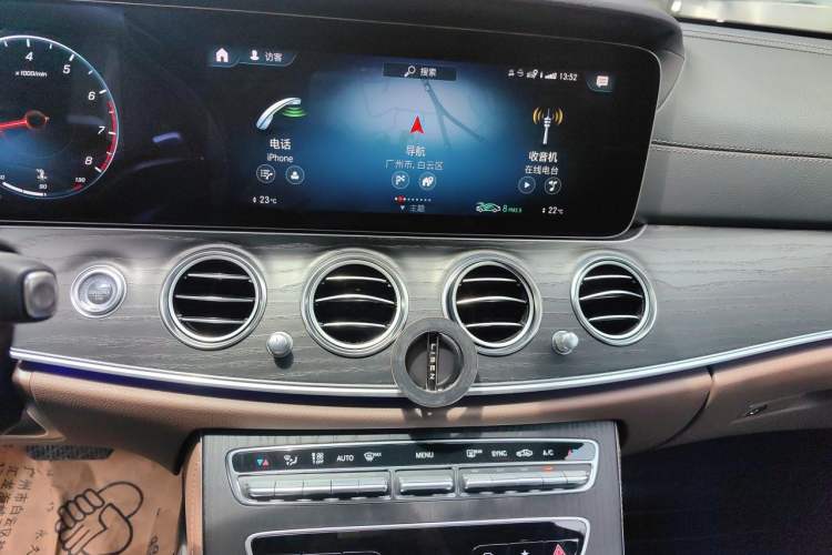 Used Mercedes-Benz E-Class 2023 E 300 L Sporty and Stylish Model Audio And AC Panel