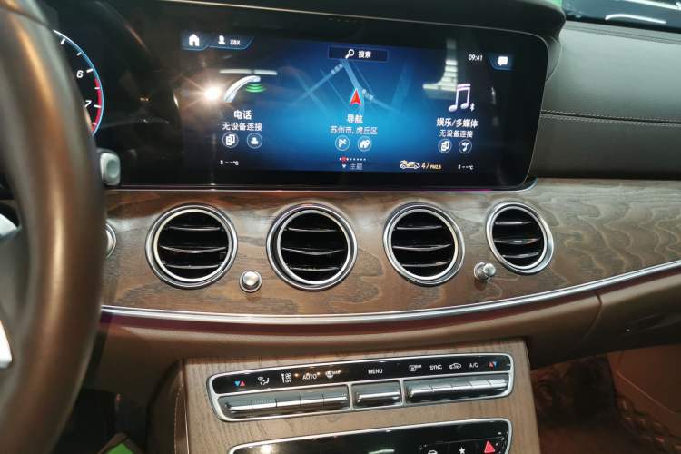 Used Mercedes-Benz E-Class 2023 E 300 L Luxury Model Audio And AC Panel