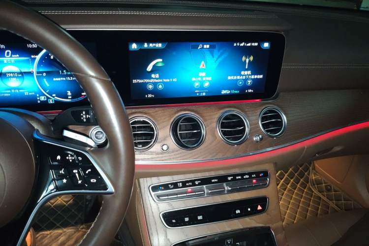 Used Mercedes-Benz E-Class 2023 Facelift E 260 L Audio And AC Panel