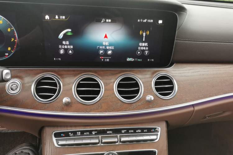 Used Mercedes-Benz E-Class 2023 E 300 L Luxury Model Audio And AC Panel
