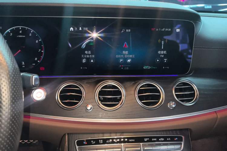 Used Mercedes-Benz E-Class 2023 Restyled E 300 L Sporty and Stylish Edition Audio And AC Panel