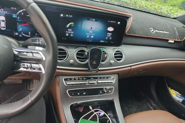 Used Mercedes-Benz E-Class 2023 E 300 L Sporty and Stylish Model Audio And AC Panel