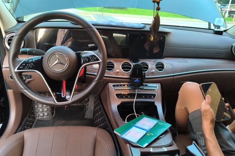 Used Mercedes-Benz E-Class 2023 E 300 L Sporty and Stylish Model Center Console