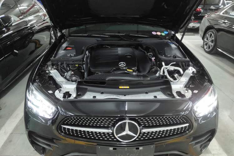 Used Mercedes-Benz E-Class 2023 E 300 L Sporty and Stylish Model Engine Bay