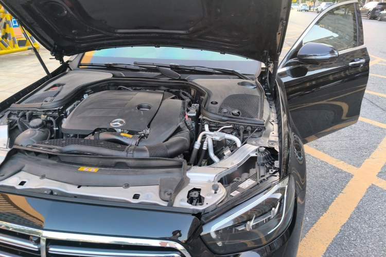 Used Mercedes-Benz E-Class 2023 E 300 L Sporty and Stylish Model Engine Bay Left