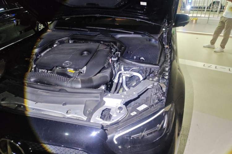 Used Mercedes-Benz E-Class 2023 E 300 L Sporty and Stylish Model Engine Bay Left