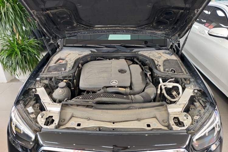 Used Mercedes-Benz E-Class 2023 E 300 L Luxury Model Engine Bay