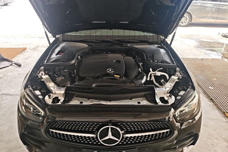 Used Mercedes-Benz E-Class 2023 E 300 L Sporty and Stylish Model Engine Bay