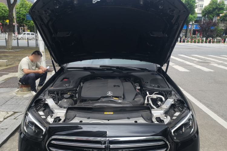 Used Mercedes-Benz E-Class 2023 E 300 L Stylish Model Engine Bay
