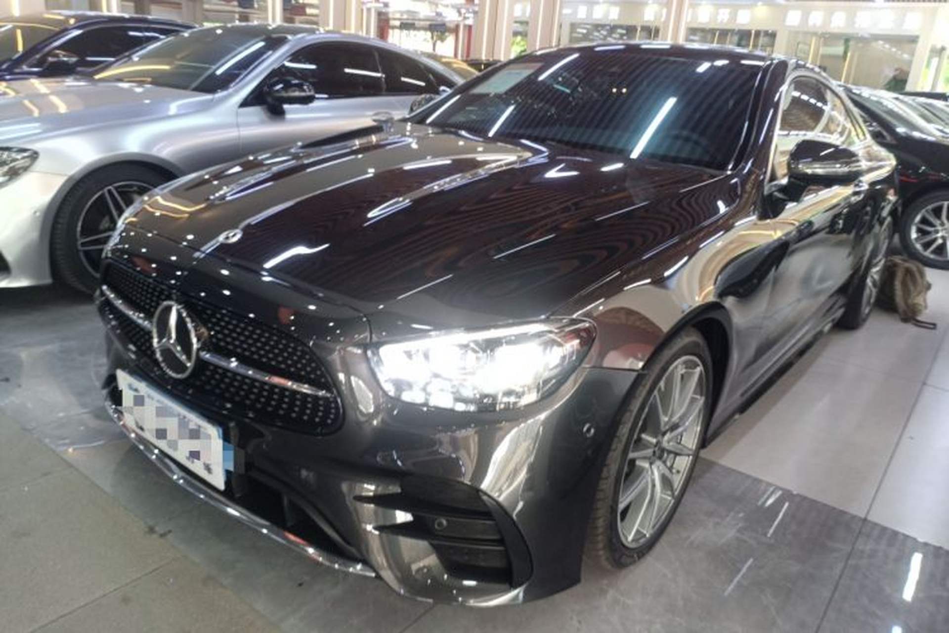 Used Mercedes-Benz E-Class 2023-Year Restyled E 300 Coupe Front Left 45 Deg
