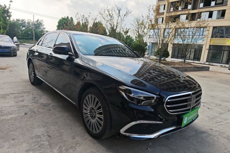 Used Mercedes-Benz E-Class 2023 E 300 L Stylish Model Front Right 45 Deg