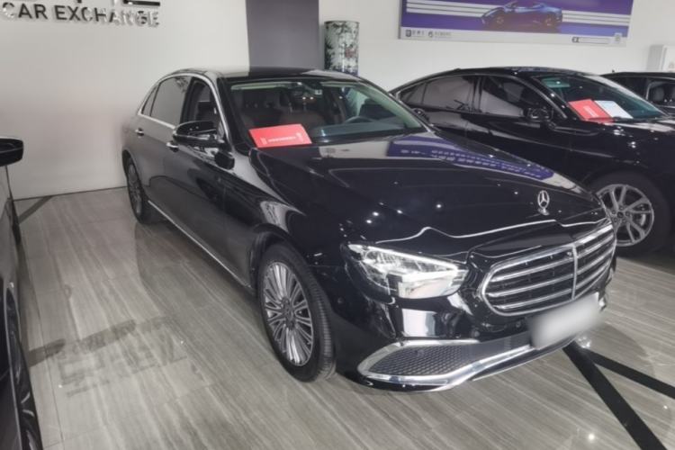 Used Mercedes-Benz E-Class 2023 E 300 L Stylish Model Front Right 45 Deg