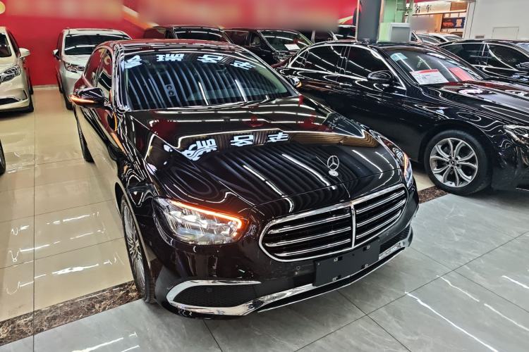 Used Mercedes-Benz E-Class 2023 E 300 L Stylish Model Front Right 45 Deg