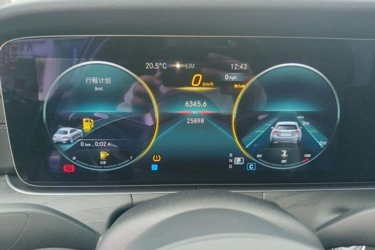Used Mercedes-Benz E-Class 2023 E 300 L Sporty and Stylish Model Instrument Cluster