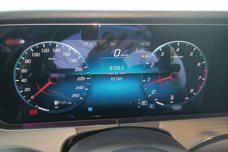 Used Mercedes-Benz E-Class 2023 Updated E 300 L Luxury Edition Instrument Cluster