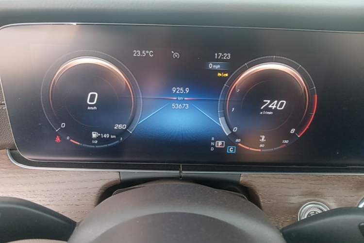 Used Mercedes-Benz E-Class 2023 E 300 L Stylish Model Instrument Cluster