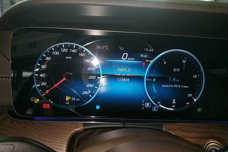 Used Mercedes-Benz E-Class 2023 Updated E 300 L Luxury Edition Instrument Cluster