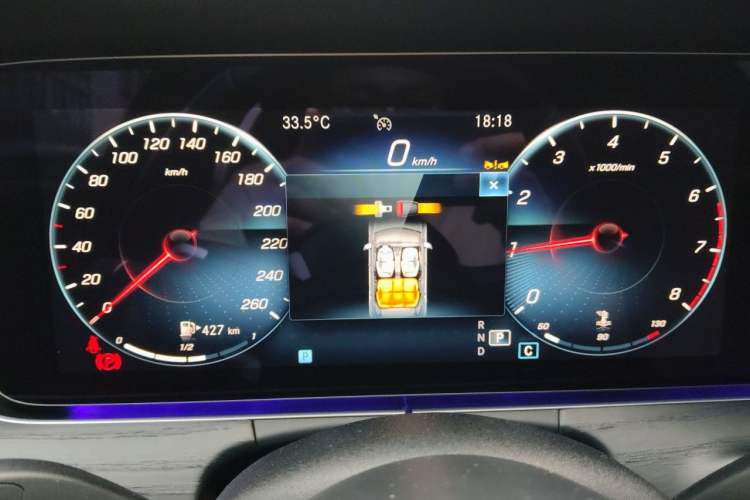 Used Mercedes-Benz E-Class 2023 E 300 L Sporty and Stylish Model Instrument Cluster