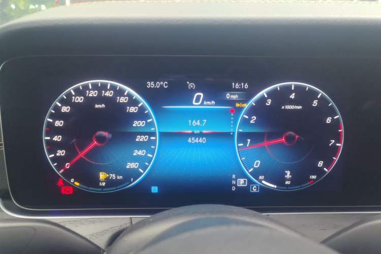 Used Mercedes-Benz E-Class 2023 E 300 L Sporty and Stylish Model Instrument Cluster