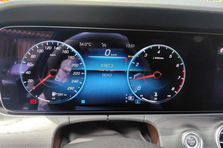 Used Mercedes-Benz E-Class 2023 E 300 L Sporty and Stylish Model Instrument Cluster