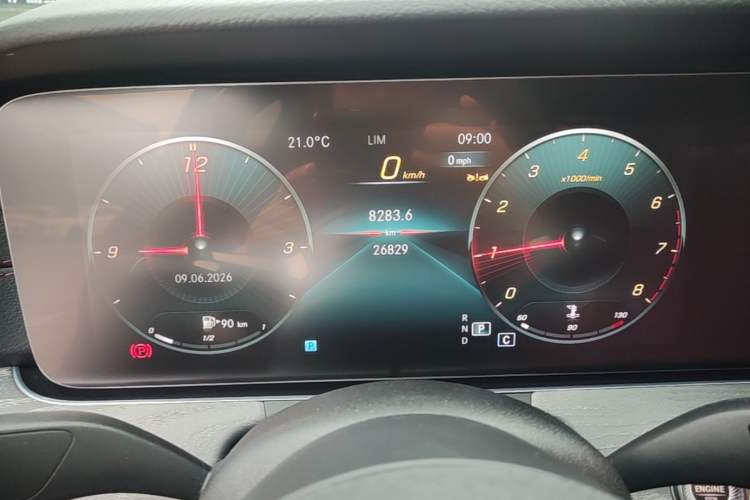 Used Mercedes-Benz E-Class 2023 Restyled E 300 L Sporty and Stylish Edition Instrument Cluster