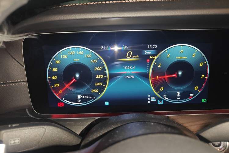 Used Mercedes-Benz E-Class 2023 Restyled E 300 L Sport Luxury Edition Odometer Close Up