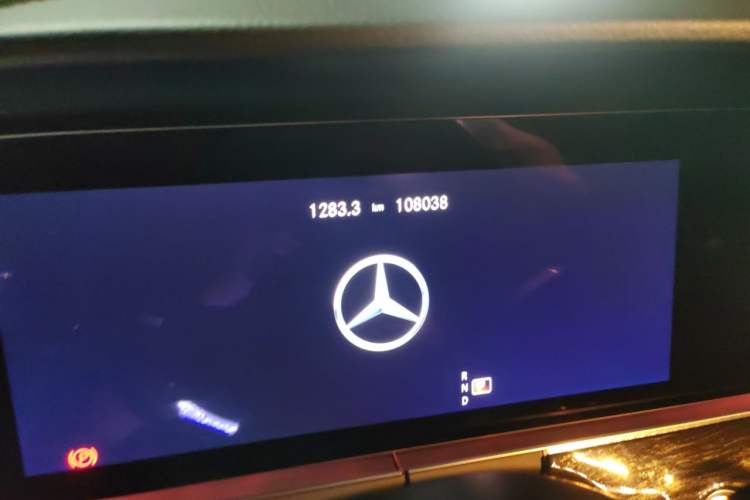 Used Mercedes-Benz E-Class 2023 E 300 L Sporty and Stylish Model Odometer Close Up