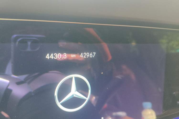 Used Mercedes-Benz E-Class 2023 E 300 L Stylish Model Odometer Close Up