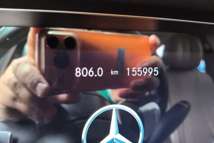Used Mercedes-Benz E-Class 2023 Updated E 300 L Luxury Edition Odometer Close Up