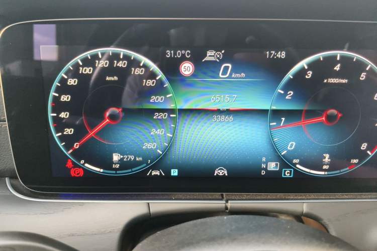 Used Mercedes-Benz E-Class 2023 Restyled E 300 L Sport Premium Edition Odometer Close Up