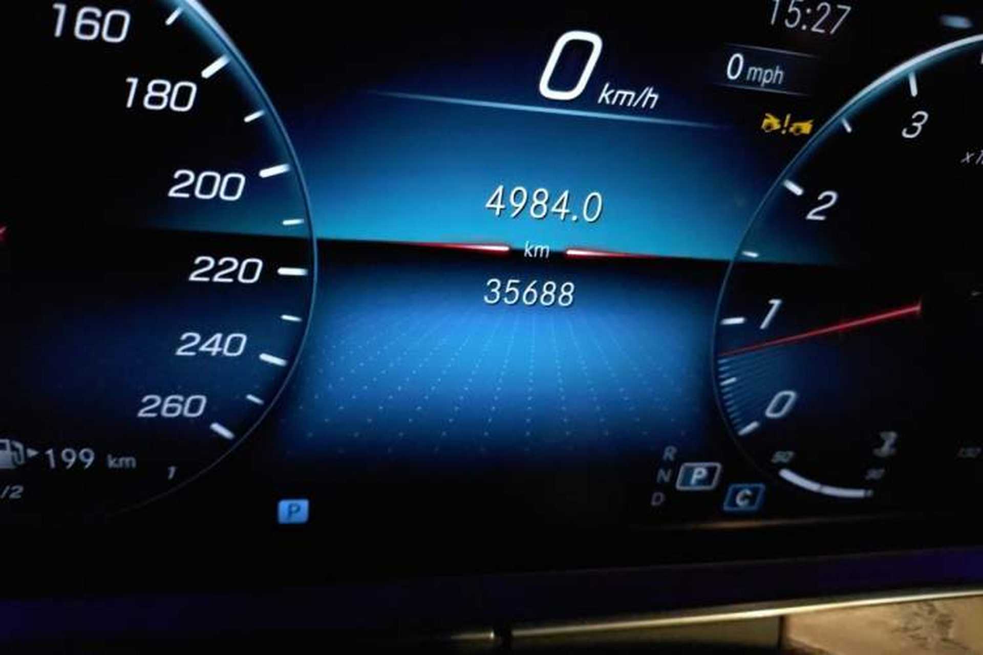 Used Mercedes-Benz E-Class 2023 E 300 L Stylish Model Odometer Close Up