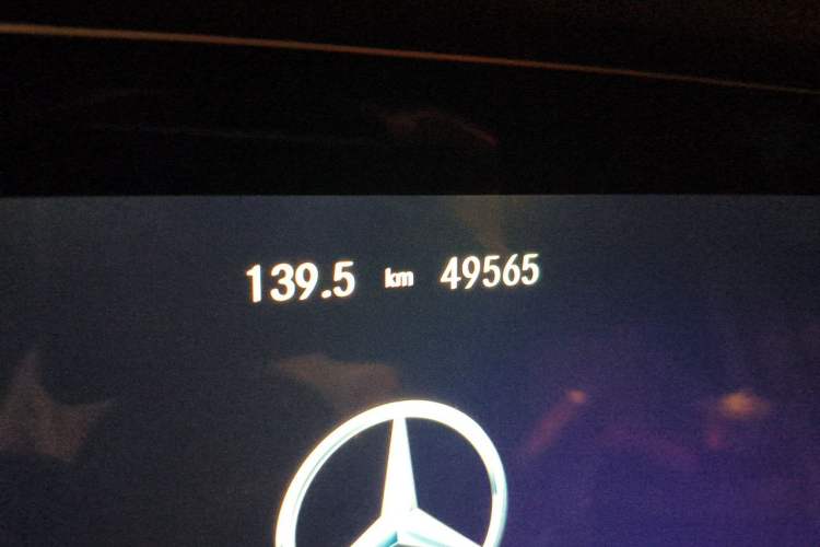 Used Mercedes-Benz E-Class 2023 Updated E 300 L Luxury Edition Odometer Close Up