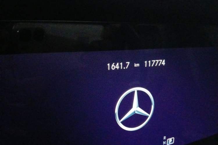 Used Mercedes-Benz E-Class 2023 E 300 L Stylish Model Odometer Close Up