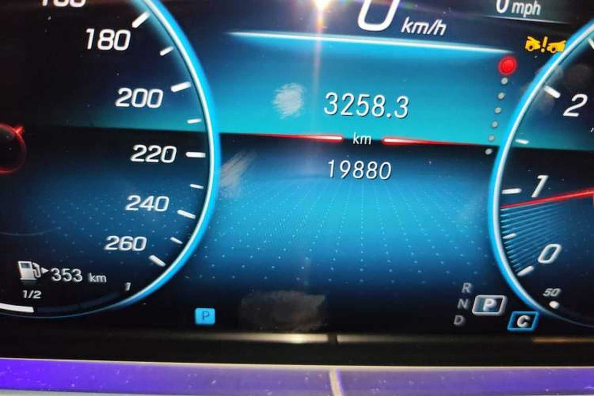 Used Mercedes-Benz E-Class 2023 Restyled E 260 L Sport Edition Odometer Close Up