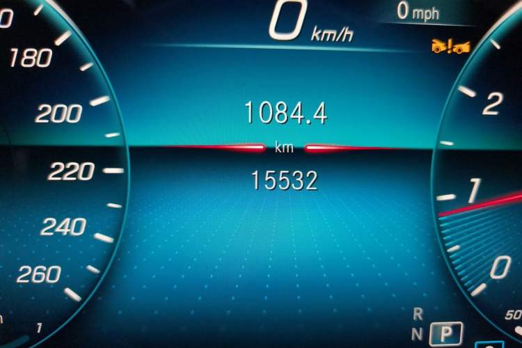 Used Mercedes-Benz E-Class 2023 E 300 L Stylish Model Odometer Close Up