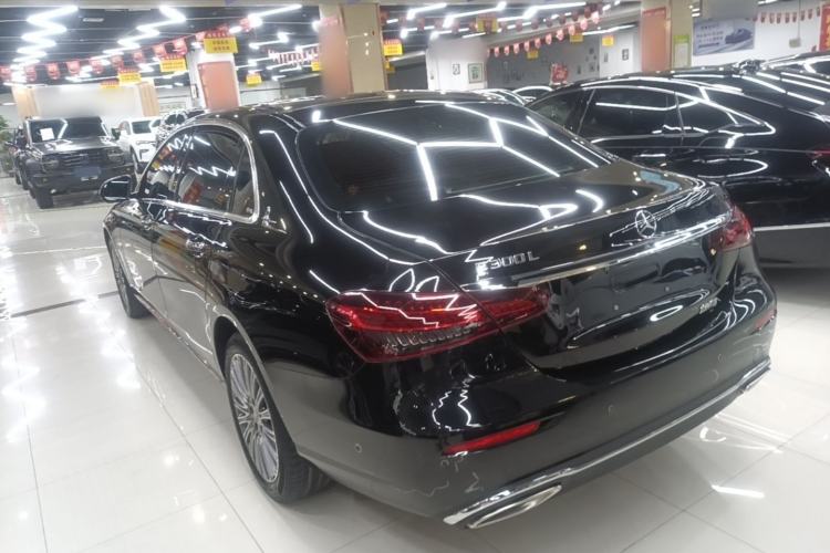 Used Mercedes-Benz E-Class 2023 E 300 L Stylish Model Rear Left 45 Deg
