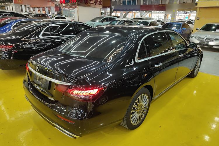 Used Mercedes-Benz E-Class 2023 E 300 L Stylish Model Rear Right 45 Deg
