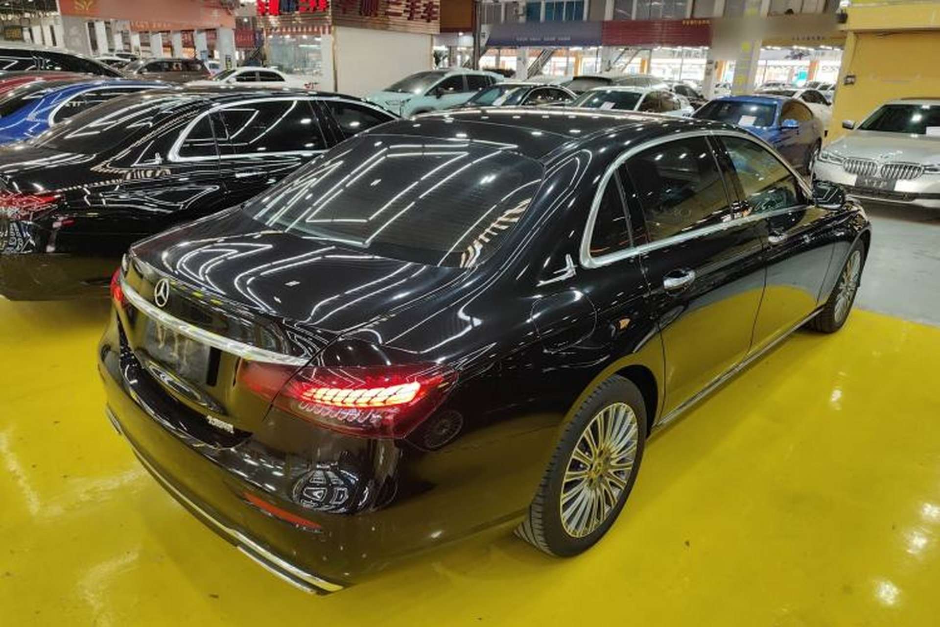 Used Mercedes-Benz E-Class 2023 E 300 L Stylish Model Rear Right 45 Deg