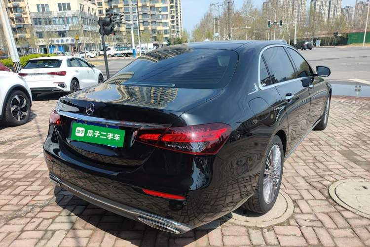 Used Mercedes-Benz E-Class 2023 E 300 L Stylish Model Rear Right 45 Deg