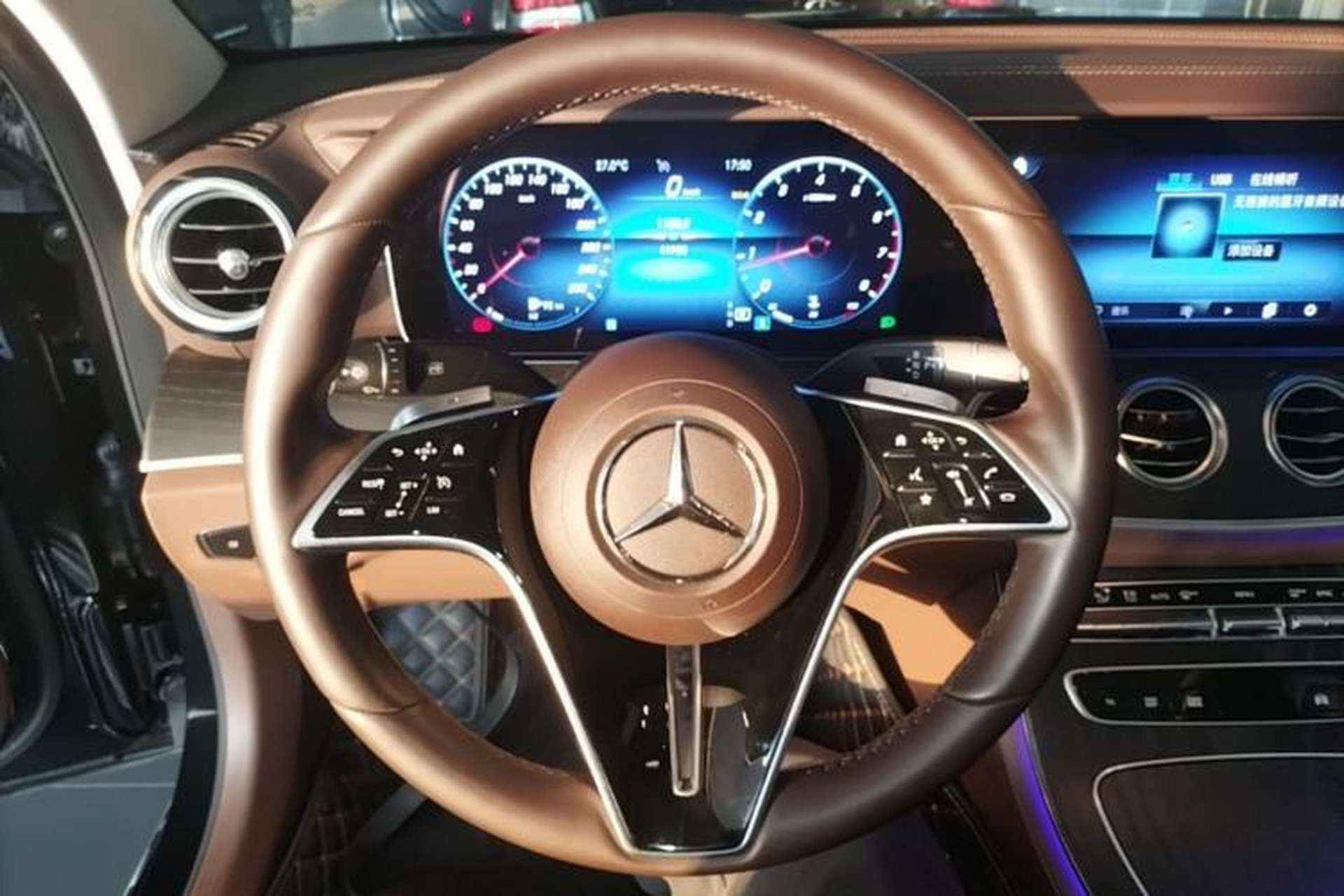Used Mercedes-Benz E-Class 2023 E 300 L Luxury Model Steering Wheel