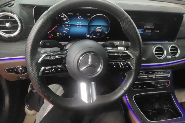 Used Mercedes-Benz E-Class 2023 E 300 L Sporty and Stylish Model Steering Wheel