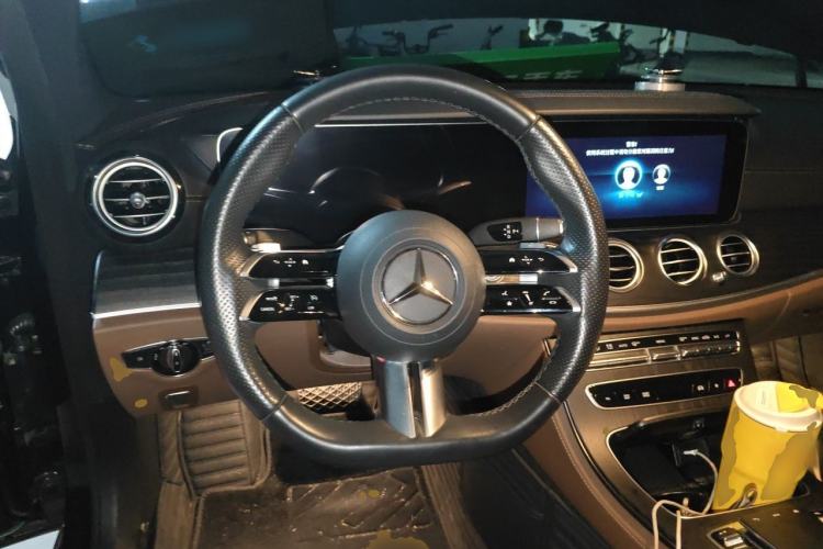Used Mercedes-Benz E-Class 2023 E 300 L Sporty and Stylish Model Steering Wheel
