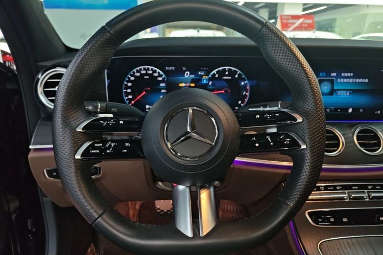 Used Mercedes-Benz E-Class 2023 E 300 L Sporty and Stylish Model Steering Wheel