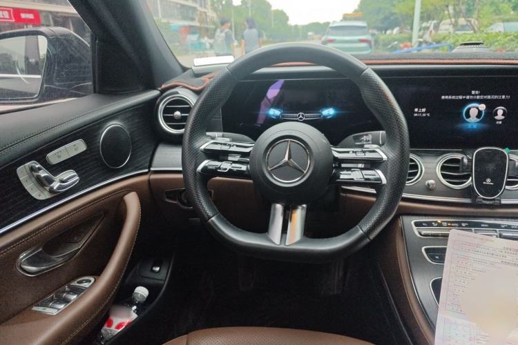 Used Mercedes-Benz E-Class 2023 E 300 L Sporty and Stylish Model Steering Wheel