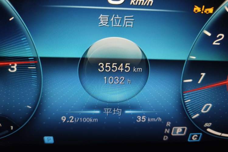 Used Mercedes-Benz E-Class 2023 E 260 Stylish Sports Edition Odometer Close Up