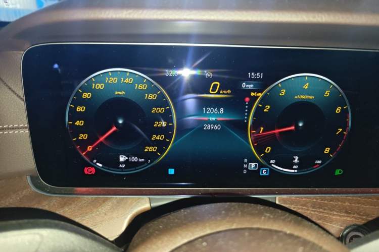 Used Mercedes-Benz E-Class 2023 E 300 L Luxury Model Instrument Cluster