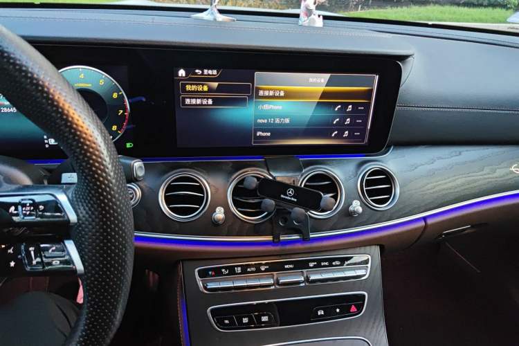 Used Mercedes-Benz E-Class 2023 E 260 Stylish Sports Edition Audio And AC Panel