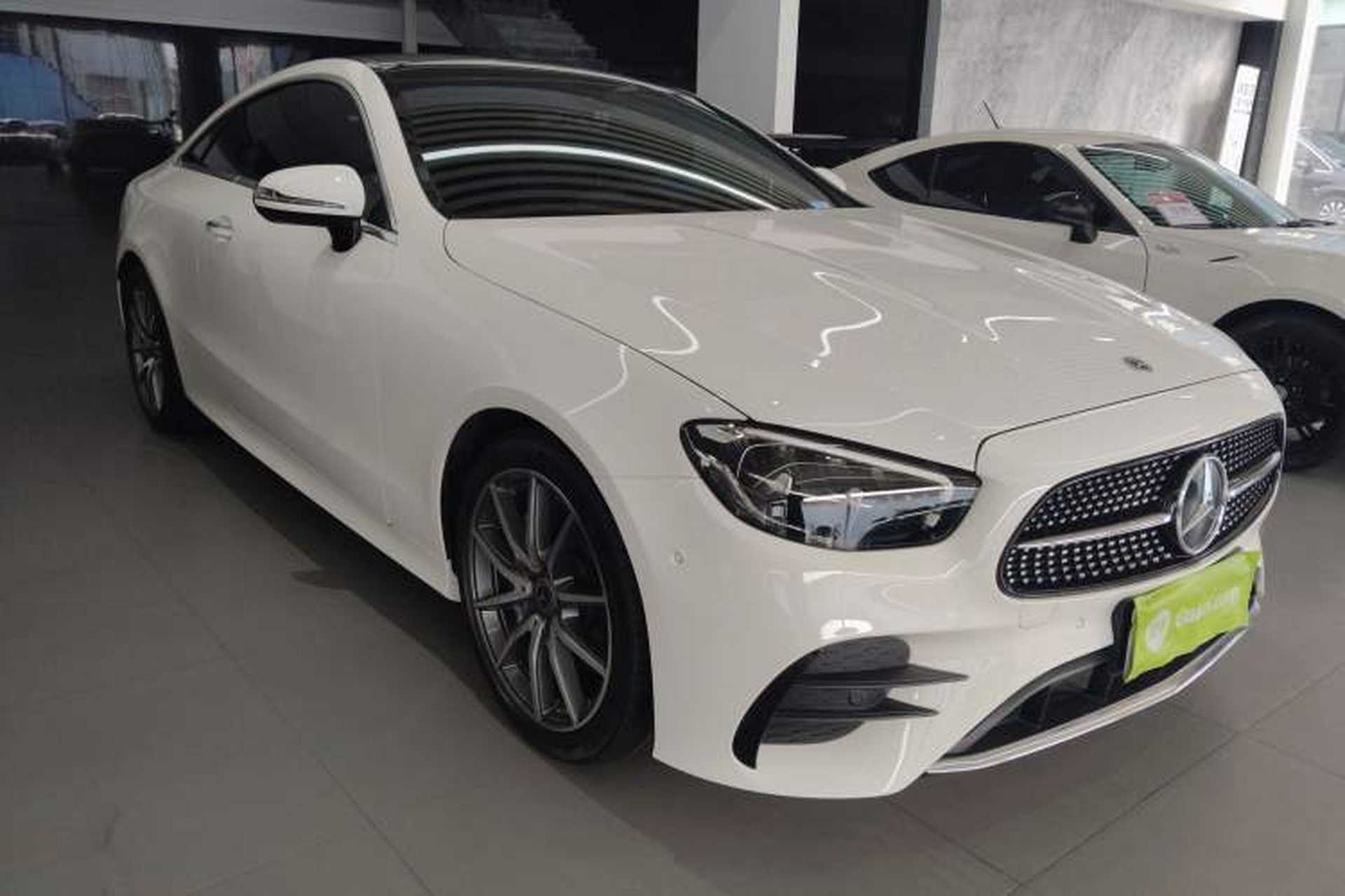 Used Mercedes-Benz E-Class 2023-Year Restyled E 260 Coupe Front Right 45 Deg