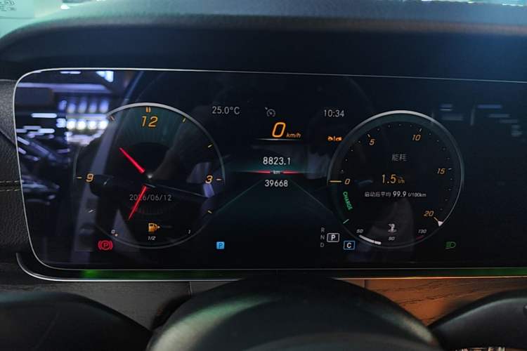 Used Mercedes-Benz E-Class 2023 Restyled E 300 L Sporty and Stylish Edition Instrument Cluster